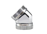 Phanteks Glacier Hard-Tube Adapter 2x 16mm 45 Grad - chrome
