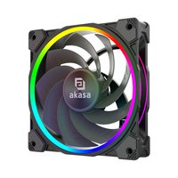 Akasa SOHO AR12 Reverse Blade Addressable-RGB Lüfter schwarz - 120mm - 5000 rpm - 12 V