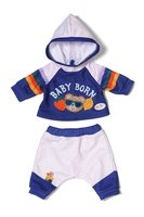 Zapf BABY born Jogging Suit Navy 43cm Puppen-Kleiderset