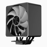 APNX AP1-V CPU-Kuehler - 120mm schwarz - Raffreddamento Cpu - 32,8 dB