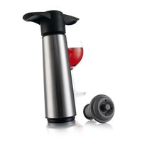 VacuVin Vacu Vin Wine Saver - Nero - Acciaio inossidabile - Plastica - Acciaio inossidabile - Nero -