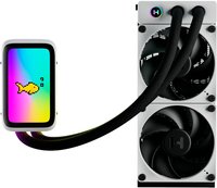 HYTE Q60 THICC 240mm AiO schwarz/weiß - 47,3 dB - AMD socket AM4 (Ryzen)