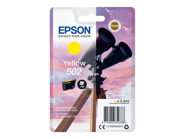 Epson Tintenpatrone yellow 502 T 02V4 - Originale - Cartuccia di inchiostro