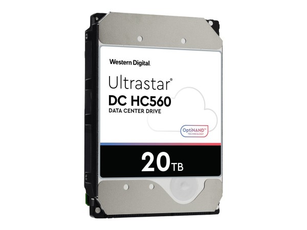 WD Ultrastar DC HC560 - 20 TB - 7200 Giri/min - 512 MB - 3.5" - SATA