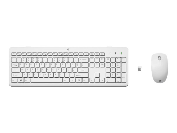 HP 230 - Tastatur-und-Maus-Set - kabellos - Tastatur - Tastiera - 1600 dpi
