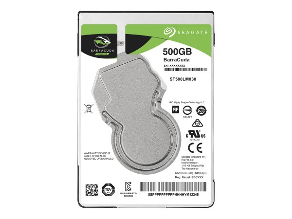 Seagate Barracuda Guardian ST500LM030 2,5" SATA 500 GB - Disco rigido - 5400 rpm 5,6 Ms - Internamen