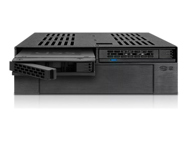 Icy Dock MB322SP-B - Nero - Metallo - Plastica - 7,9.5 mm - 6 Gbit/s - HDD - SSD - 41,3 mm