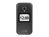 Doro 2424 - Clamshell - 6,1 cm (2.4") - 3 MP - Bluetooth - 800 mAh - Grigio - Argento