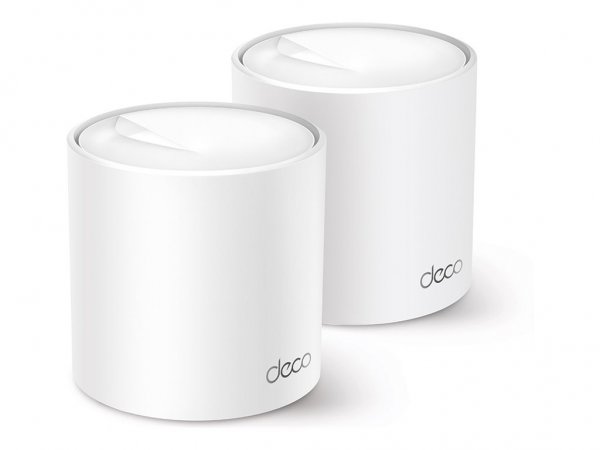 TP-LINK Deco X50 (2-pack) - Bianco - Interno - CE: <20 dBm (2.4 GHz) <23 dBm (5 GHz) FCC: <30 dBm (2