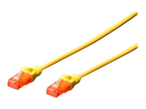 DIGITUS Cavo patch U/UTP CAT - LSZH - 10 m - Cat6 - U/UTP (UTP) - RJ-45 - RJ-45 - Giallo