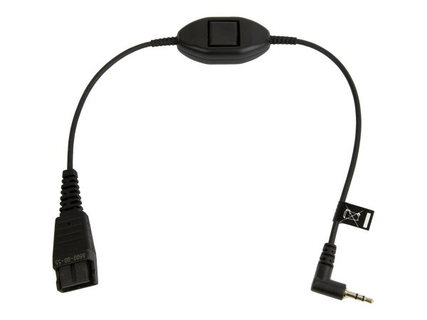 Jabra 8800-00-55 - QD - Maschio - 2.5mm jack - Maschio - 0,3 m - Nero