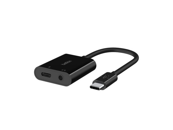 Belkin NPA004BTBK - USB 3.2 Gen 1 (3.1 Gen 1) Type-C - 3.5mm - USB tipo-C - 20000 Hz - Nero - 60 W -