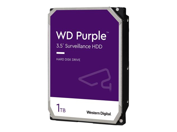 WD Purple Surveillance Hard Drive WD10PURZ 3,5" SATA 1000 GB - Disco rigido - 5400 rpm 2 Ms - Intern