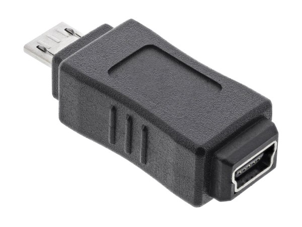InLine Adattatore USB 2.0 Micro B maschio / Mini B femmina 5pin
