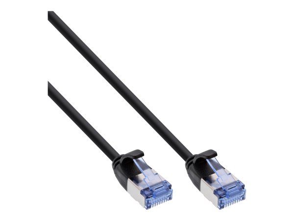 InLine Cavo Rete Lan - U/FTP Slim - Cat.6A - nero - 1,5m