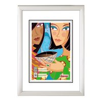 Hama Madrid - Cornice per foto singola - Plastica - Bianco - 20 x 30 cm - 300 mm - 1,7 mm