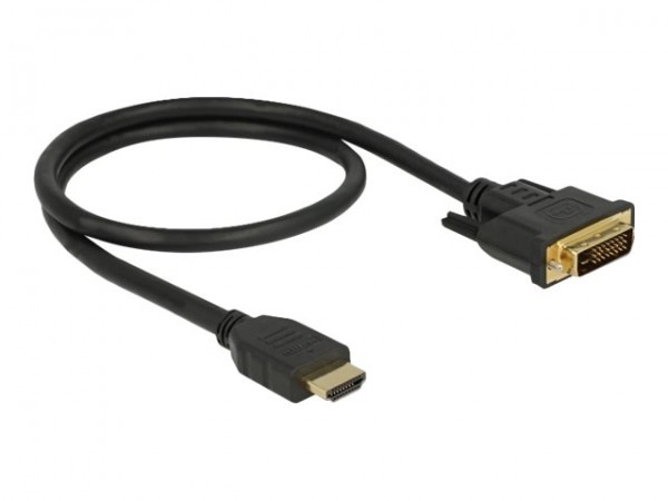 Delock Kabel HDMI– DVI bidirektional - Cavo - Digitale/display/video