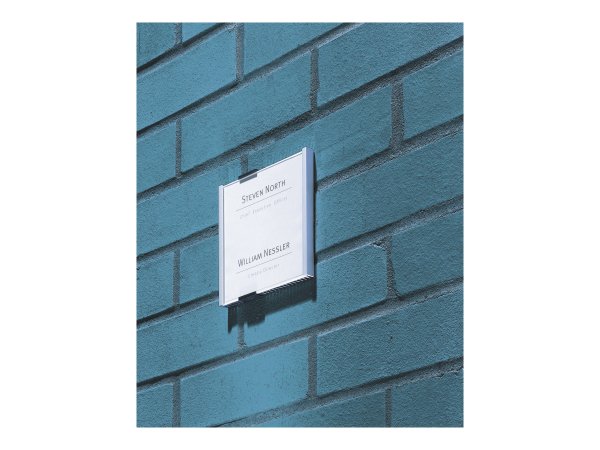 Durable 480123 - Supporto per segnale - Alluminio - Argento - 149 mm - 105,5 mm