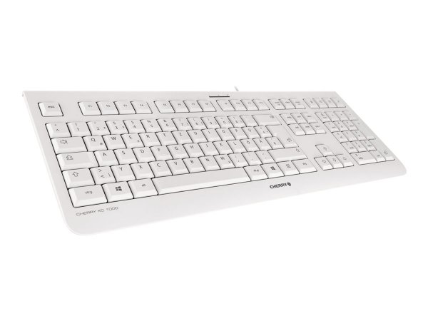 Cherry KC 1000 - Tastiera - QWERTY - Beige, Grigio