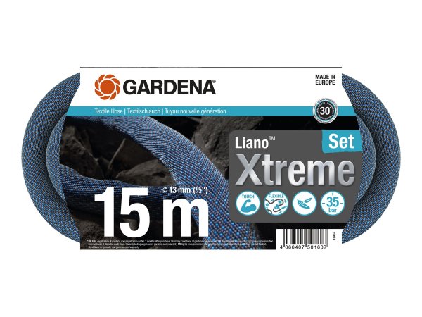 Gardena Gartenschlauch Xtreme 1/2" Set 15 m inkl. Reinigungsspritze