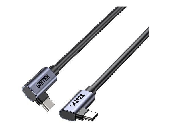 Unitek International C14147ABK01-0.5M - USB C 90°/90° PD 100W M/M - Cavo - Digitale/dati