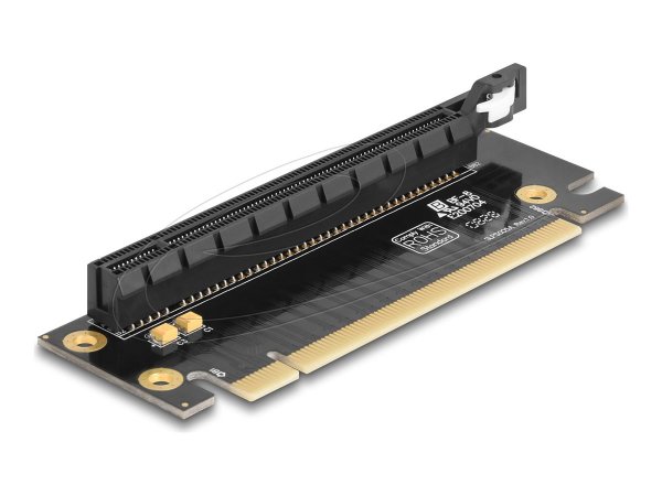 Delock Riser Karte PCI Express 3.0 x16 Stecker zu Slot 90° links gewinkelt - Slothöhe