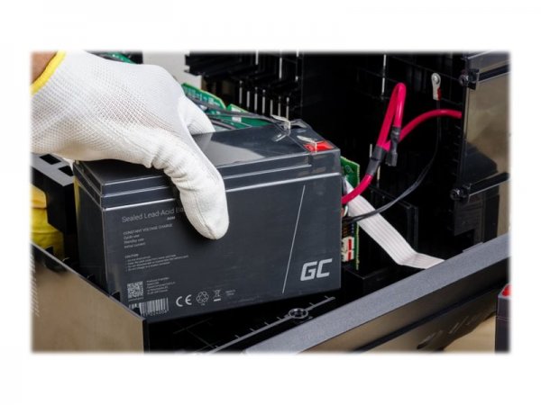 Green Cell AGM37 - 4000 mAh - Acido piombo (VRLA) - 4 V - Nero