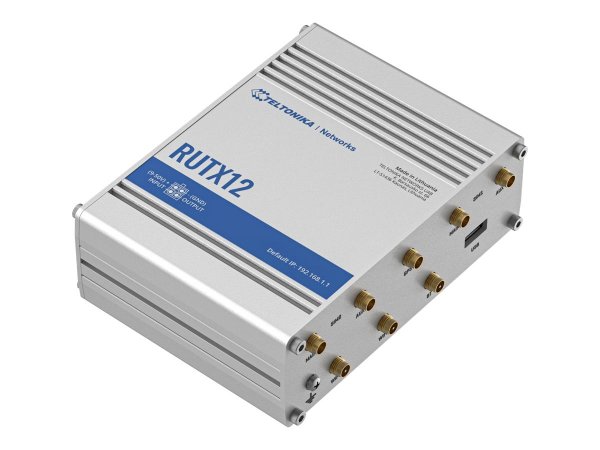 Teltonika RUTX12 - Wi-Fi 5 (802.11ac) - Dual-band (2.4 GHz/5 GHz) - Collegamento ethernet LAN - 4G -