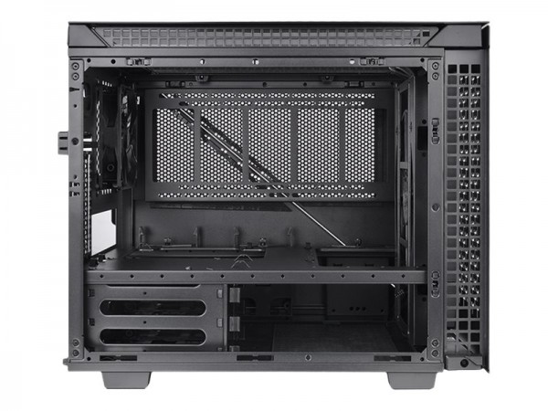 Thermaltake Divider 200 TG Air Micro - Micro Tower - PC - Nero - SPCC - Vetro temperato - Giocare -