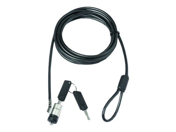 Dicota D30867 - 2 m - Chiave piatta - Acciaio - Gomma termoplastica (TPR) - Nero