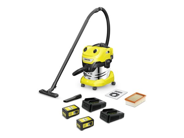 Kärcher WD 4-18 S Dual Battery Set V-20/22 1.628-626.0 Akku-Nass-/Trockensauger 20 l