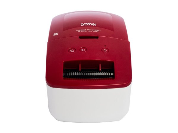 Brother QL-600RXX1 - DK - Termica diretta - 300 x 600 DPI - 71 mm/s - Cablato - Rosso - Bianco