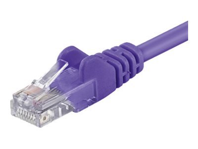 Goobay 10m 2xRJ-45 Cable - 10 m - Cat6 - RJ-45 - RJ-45 - Viola