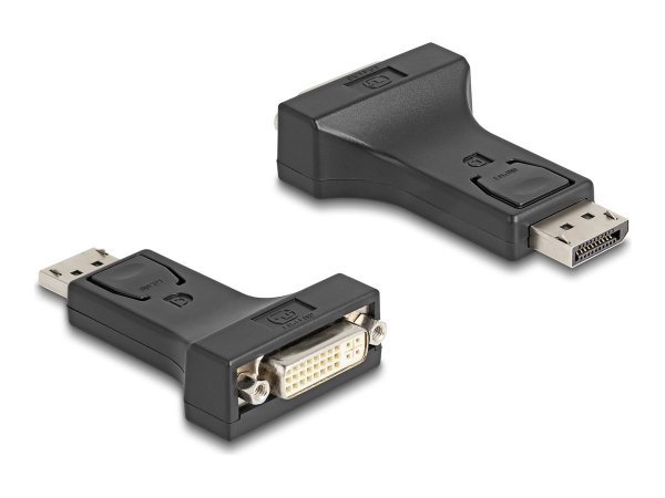 Delock Adapter DisplayPort 1.1 Stecker zu DVI Buchse Passiv - Adattatore