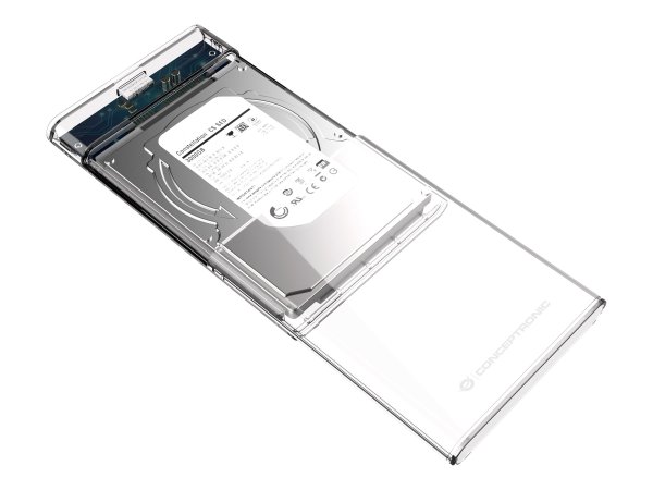 Conceptronic DANTE03T - Box esterno HDD/SSD - 2.5" - Seriale ATA II - Serial ATA III - 5 Gbit/s - Co