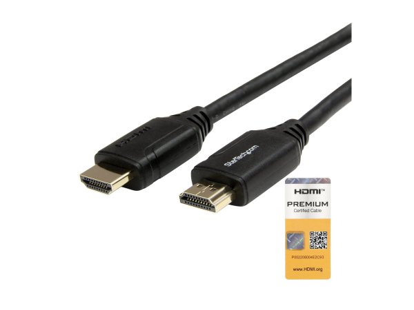 StarTech.com HDMI 2.0 Kabel mit Riegel - 4K 60Hz Premium zertifiziertes High Speed - Cavo - Digitale