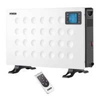 Noveen CH8000 LCD Smart - Stufa elettrica a convezione - 24 h - Interno - Pavimento - Bianco - LCD