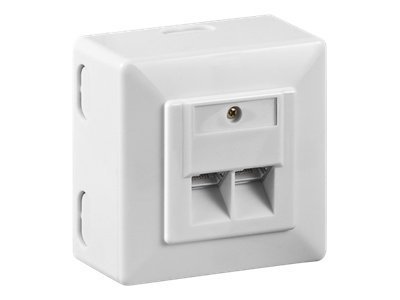Goobay 68244 - RJ-45 - Bianco - 125 V - 1,5 A - 0 - 70 °C - 1 pz