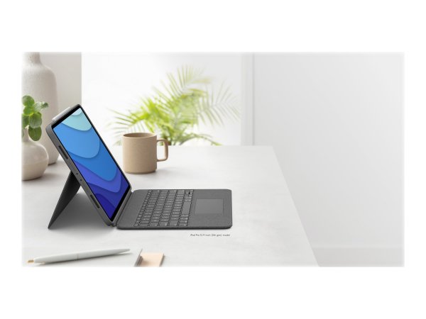 Logitech Combo Touch - Grey - CENTRAL FR - Tastiera - AZERTY