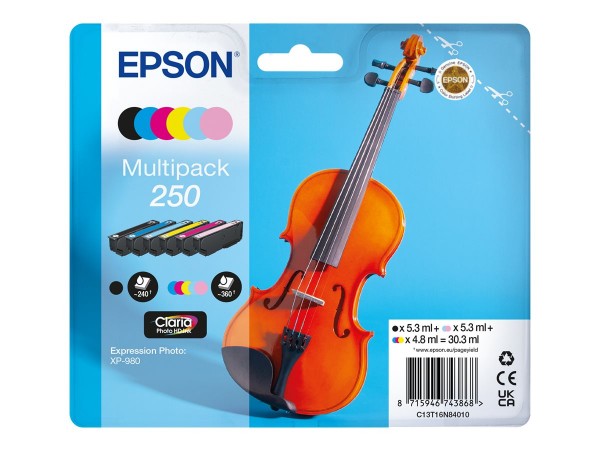 Epson 250 Multipack - Originale - Cartuccia di inchiostro