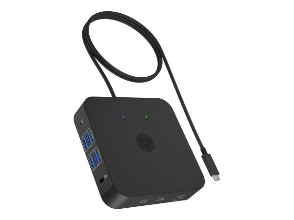 ICY BOX Dockingstation - Usb-C - 3 x HDMI