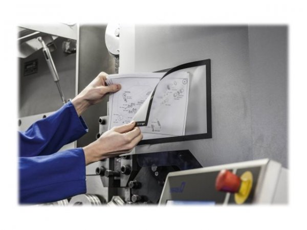 Durable DURAFRAME Magnetic Plus A4 2 Stück silber - Bürokleinmaterial
