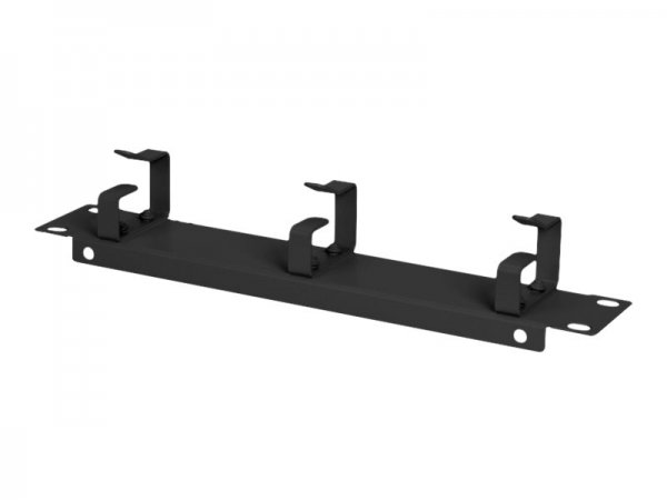 DIGITUS Pannello patch da 10" - Pannello di gestione del cavo - Nero