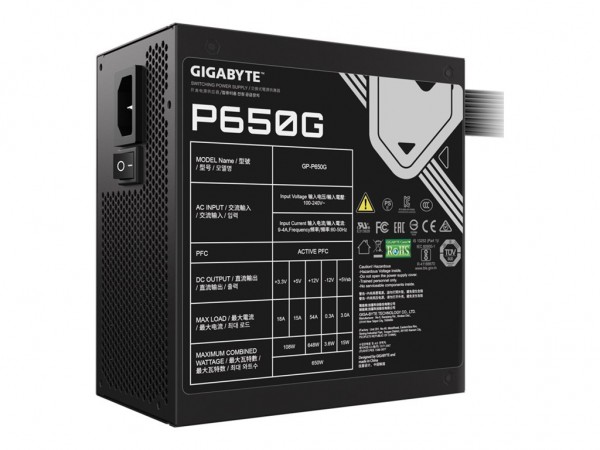 Gigabyte GP-P650G 80 PLUS Gold - Alimentatore pc/server - ATX