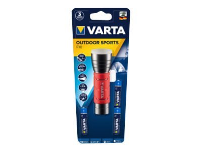 Varta 17627101421 - Torcia a mano - Nero - Rosso - Alluminio - IPX4 - LED - 1 lampada(e)