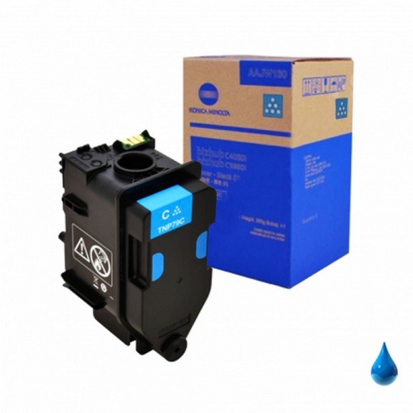 Konica Minolta Toner AAJW450 TNP79C Cyan - Originale - Unità toner