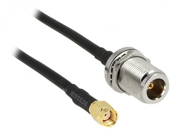 Delock Antennenkabel RP-SMA Stecker> N Buchse zum - Cavo - Antenna/tv