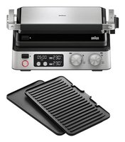 Braun CG7040 CG STEELBK Tisch Kontaktgrill Timerfunktion klappbar