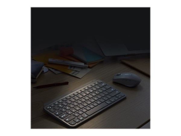 Logitech MX Keys Mini For Business - Wireless - RF senza fili + Bluetooth - Tasto con meccanismo a f