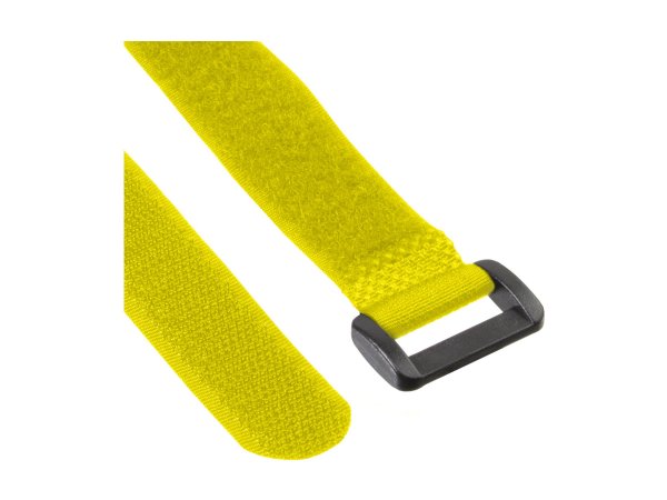 InLine Cable Strips hook-and-loop 20 x 300mm 10 pz. giallo
